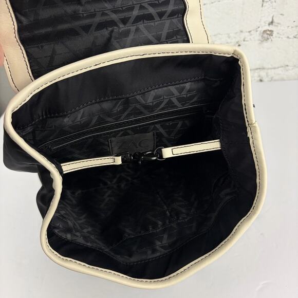 Zac Posen White Leather Black Nylon Backpack Purse main image 7